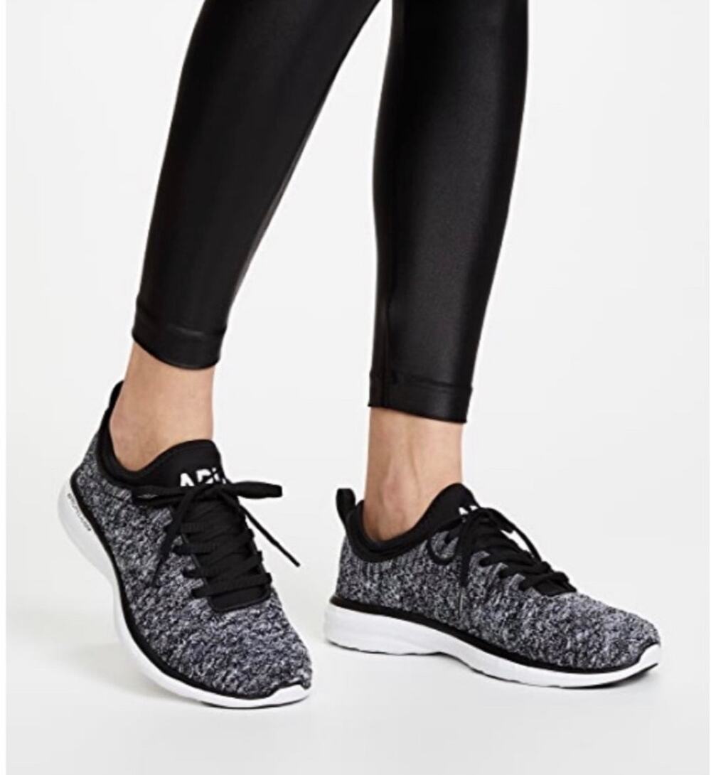 APL TechLoom Phantom W Sneakers Women's 5.5 Black White Melange NEW